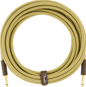 Deluxe Series Instrument Cable, Straight/Straight, 18.6', Tweed