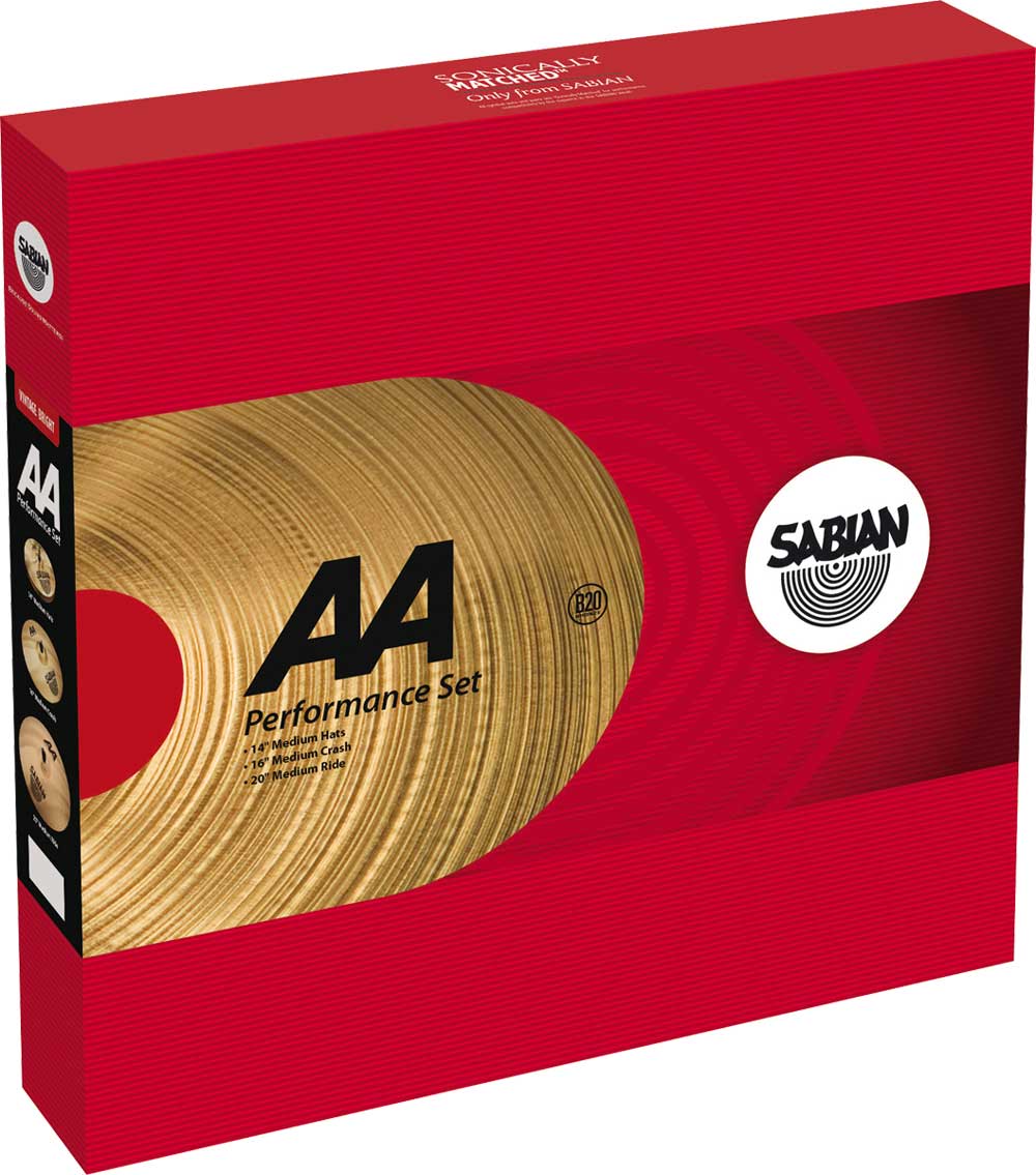 Sabian 25005 - Pack cymbales Harmonique AA Performance 14'' 16'' 20''