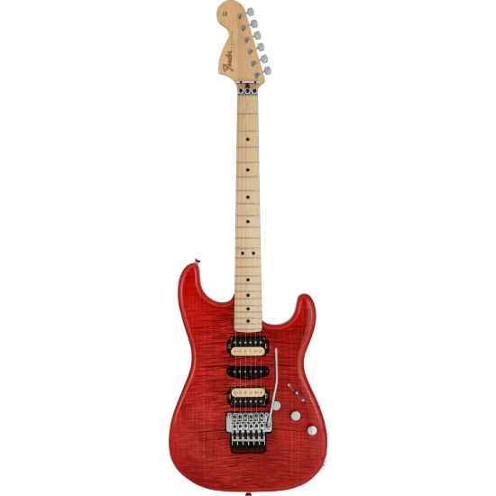 Fender Michiya Haruhata Signature MIJ Trans Pink Touche érable