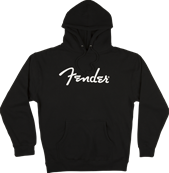 Fender Logo Hoodie, Black, M