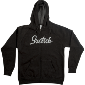 Gilet à capuche Gretsch® Script Logo Hoodie, Gray, S
