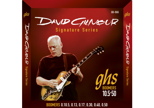 GHS DGG - Jeu de Cordes Guitare Electrique Signature Rouge 10.5-50