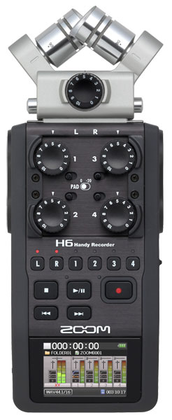 Zoom H6 - Enregistreur Portable Stéréo 6 Pistes
