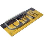 Yellow Cable P020C - Cordon Patch coudé (jack mono / jack mono / 20cm)