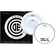 Code Drumheads Pack de Peaux signal smooth rock  cc 14 dna coated