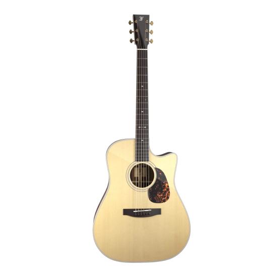Guitare electro-acoustique furch vintage 2 dread cw sr lrb1