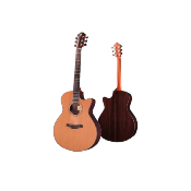 Guitare electro-acoustique furch yellow grand cw cr 43mm lrb1