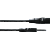 Cordial CIM1.5MV - câble audio rean xlr mâle/jack stéréo 1.5m noir