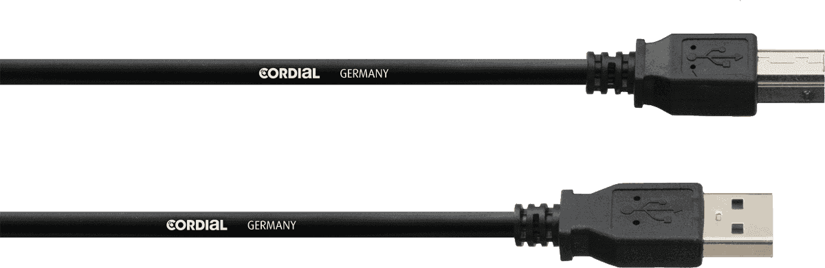 --- DISCONTINUE ---Cordial CUSB1.8 - câble usb usb a / usb b - 1.8m