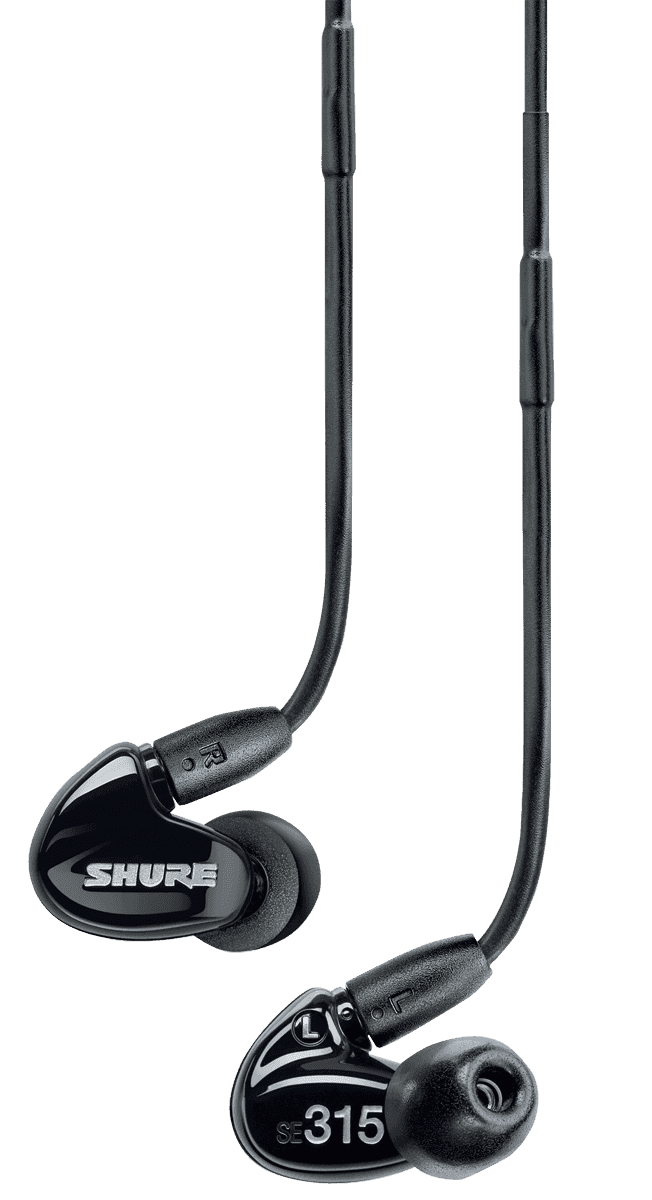 --- DISCONTINUE ---Shure SE315-N - intra haute definition 1 voie noir