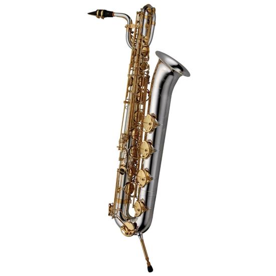 Yanagisawa B-WO30BSB ELITE - Saxophone baryton, bocal et tube argent massif, culasse et pavillon bronze argenté