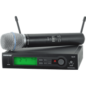 Shure SLX24E-B87A-J3 - émetteur main beta87a - bande j3