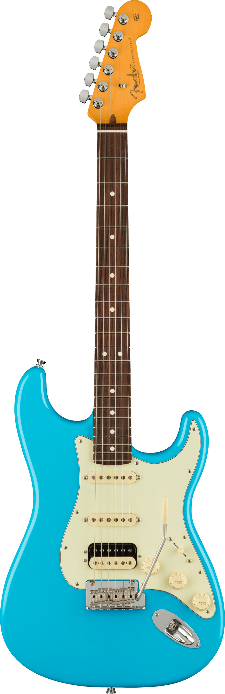 Fender American Professional II Stratocaster HSS, Rosewood Fingerboard, Miami Blue