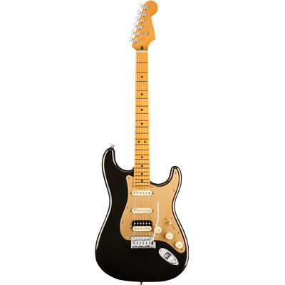 Fender American ULTRA Stratocaster HSS maple Texas Tea - guitare electrique