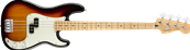 Player Precision Bass, Maple Fingerboard, 3-Color Sunburst