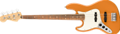 Player Jazz Bass Left-Handed, Pau Ferro Fingerboard, Capri Orange