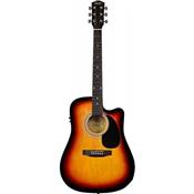 Fender SA-105CE Dreadnought Cutaway Sunburst