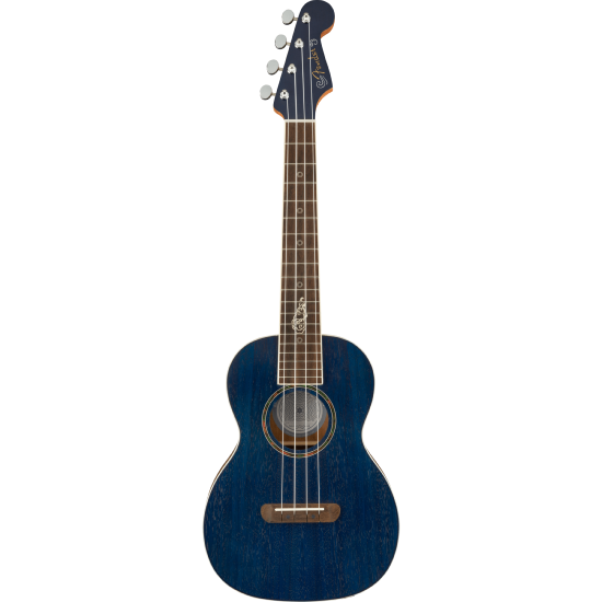 Fender Ukulele Dhani Harrison Sapphire Blue Walnut Fingerboard