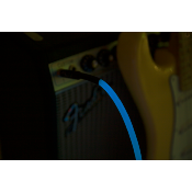 Câble jack droit 3M Fender Glow In The Dark - Blue