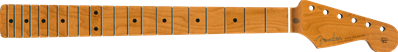 Roasted Maple Vintera Mod 50's Stratocaster Neck, 21 Medium Jumbo Frets, 9.5, V Shape