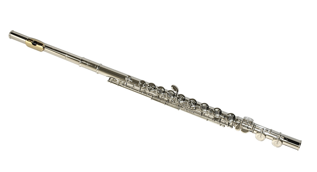 Pearl Flûte 695R-3K Dolce Vigore - Flûte semi-professionnelle - tête argent Plaque en or 3k