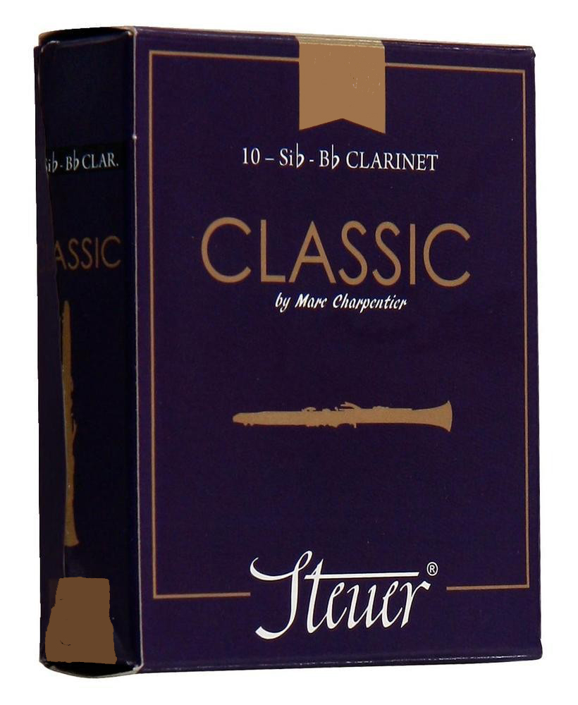 Steuer Boite de 10 anches force 3 Classic pour clarinette sib