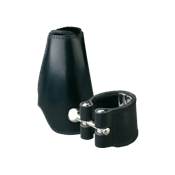 Vandoren Cuir LC24L - ligature et couvre-bec cuir pour clarinette Basse