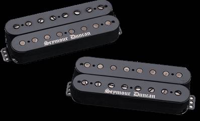 --- DISCONTINUE ---Seymour Duncan SH-BWSET-8STRG - kit black winter 8 cordes noir