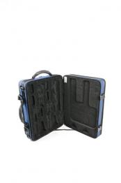 Bam Cases Etui pour 2 clarinettes Sib et La Trekking Bleu Marine 3028SM