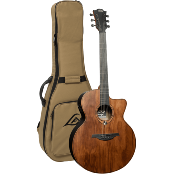 guitare electro-acoustique lag guitare acoustique sauvage jumbo électro