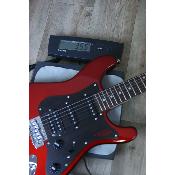 --- DISCONTINUE ---guitare électrique Magneto U-One series Sonnet Classic Candy Apple Red