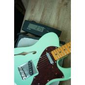 Fender American Original 60's Telecaster Thinline Surf Green Maple Neck - Guitare electrique