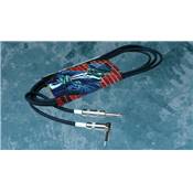 --- DISCONTINUE ---Rapco S 10-RK Cable jack guitare Standard 90° 3m coudé