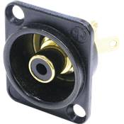 Neutrik NF2D-B0 - embase rca noire format d