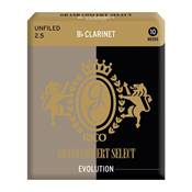 D'Addario grand concert select evolution force 2.5 - boite de 10 anches clarinette sib