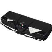 Tobago KB18 - Housse rembourrée pour pianos ou claviers, 134x34x15cm - noire