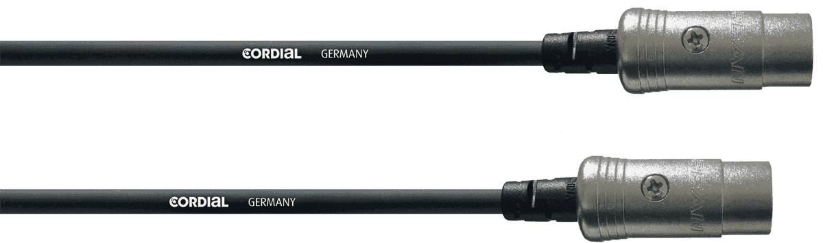 Cordial CFD3AA - câble midi rean 5 points 2x din - 3m