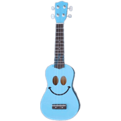 Mahalo U-SMILE-LBU - ukulélé bleu smile housse