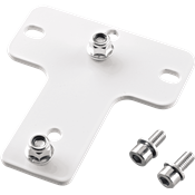 --- DISCONTINUE ---K M 24359W - plaque d'adaptation 90 x 100 mm blanche