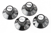 72 Telecaster Custom Knobs (4), Black