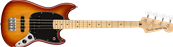 Player Mustang Bass PJ, Maple Fingerboard, Sienna Sunburst