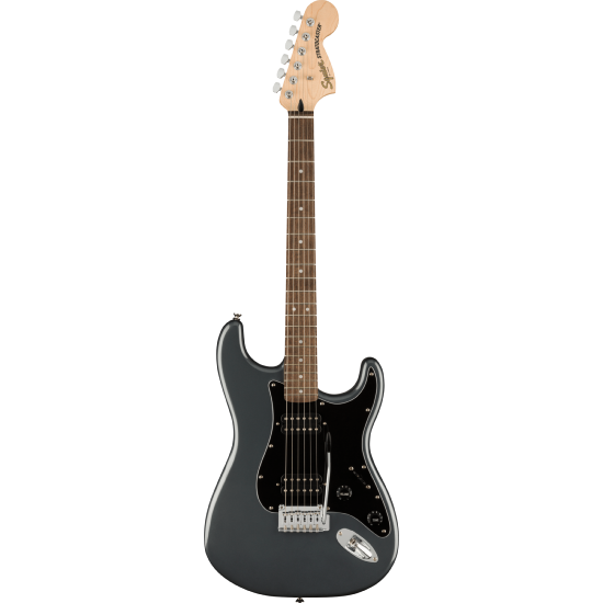 --- DISCONTINUE ---guitare électrique Squier Affinity Strat HH Charcoal Frost