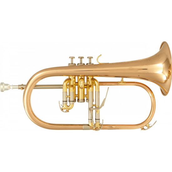 SML Paris BU600 - Bugle sib pavillon cuivre rose gravé verni