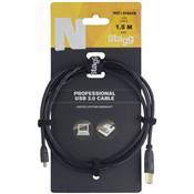 Stagg NCC1,5UAUCB - Câble Oridnateur Micro-USB B / USB A - 1,5M