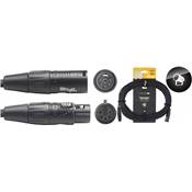 Stagg NDX20R-5 - Câble DMX Rean XLR5 Mal / XLR5 Fem - 20M