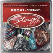 Stagg PBOX1-150 - Boite de 100 mediators celluoides 1.50 mm