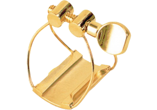 Brancher TMG - ligature saxophone ténor plaquée or 24K bec métal