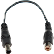 Adaptateur Cioks Dc Link Adapter Black - L0110 Eiaj To Rca 24V 10Cm