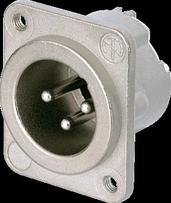 --- DISCONTINUE ---Neutrik NC3MD-LX-M3 - embase 3 pôles m dlx filetage m3