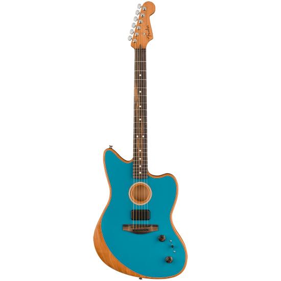 Fender Acoustasonic Jazzmaster Ocean Turquoise - guitare electro-acoustique